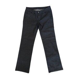 Prana Womens Dark Gray Mid-Rise Bootcut Denim Jeans Size 8/29